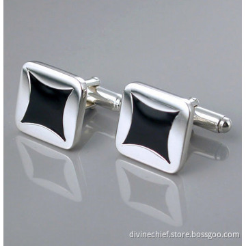 Men Suit Shirt Cufflinks Silver 925 With Custom Logo